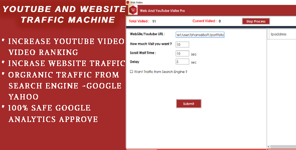 YouTube and Website Traffic Machine